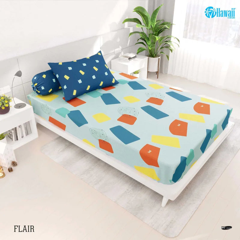 Sprei Hawaii Fitted - Flair - My Love Bedcover