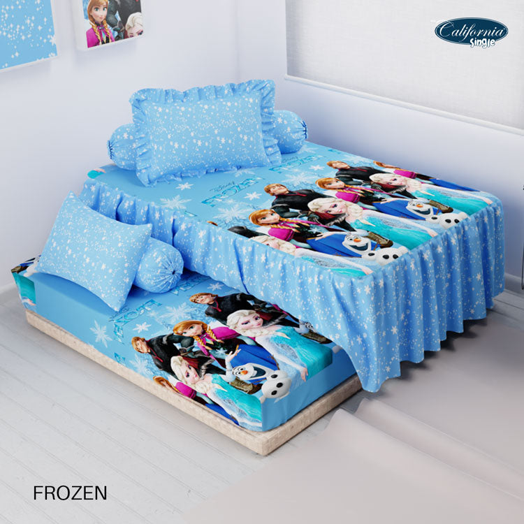 Sprei California Single Duo - Frozen - My Love Bedcover