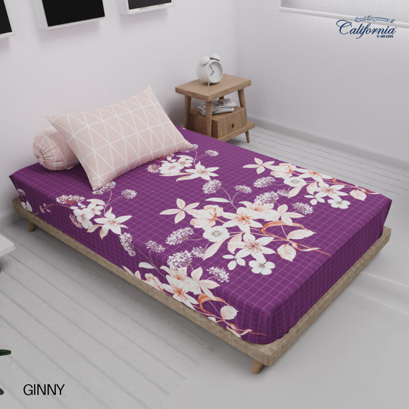 Sprei California Fitted - Ginny - My Love Bedcover