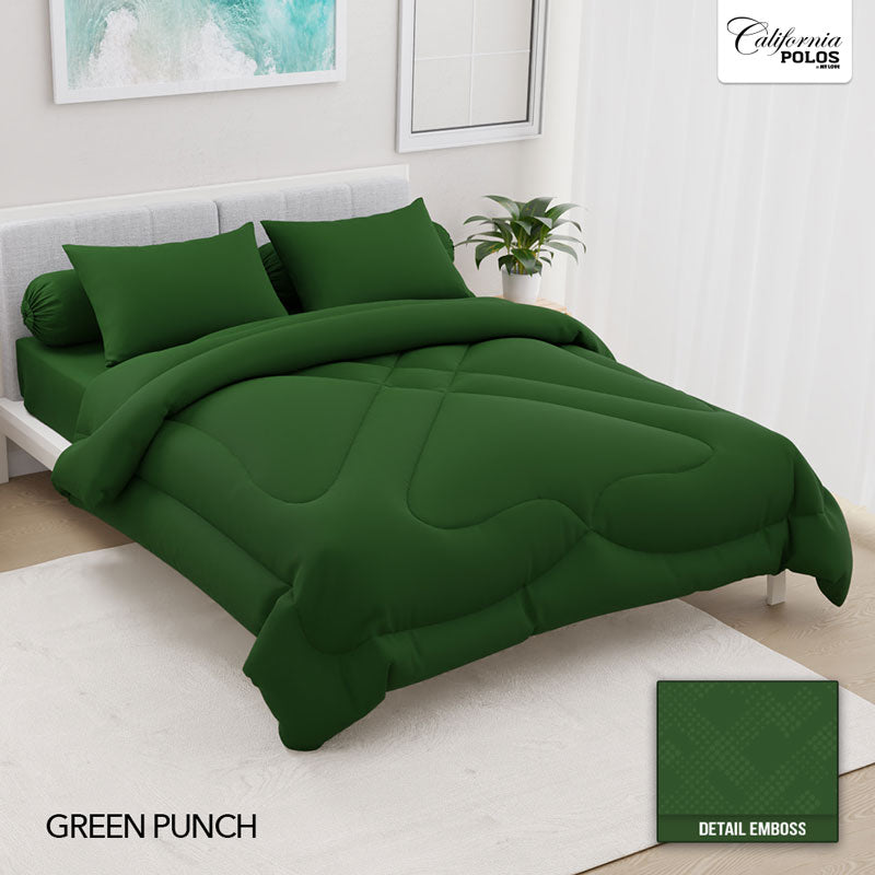 Bed Cover California Polos Fitted - Green Punch - My Love Bedcover