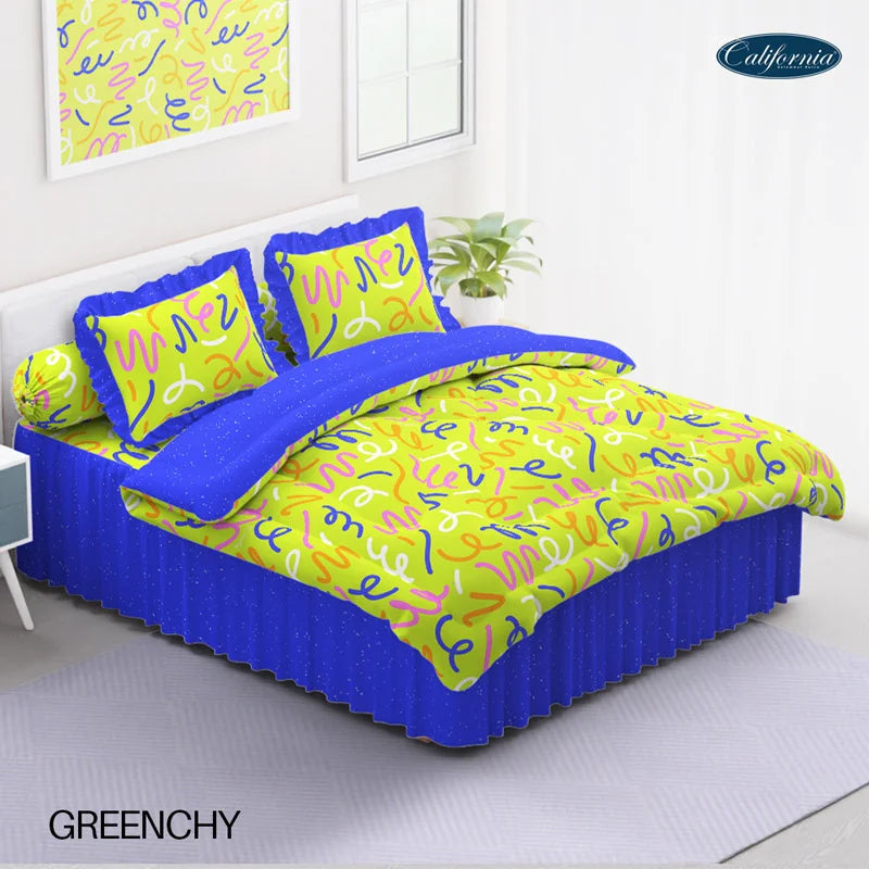 Bed Cover California Rumbai - Greenchy - My Love Bedcover