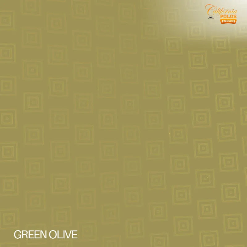 Bed Cover California Polos Fitted - Green Olive