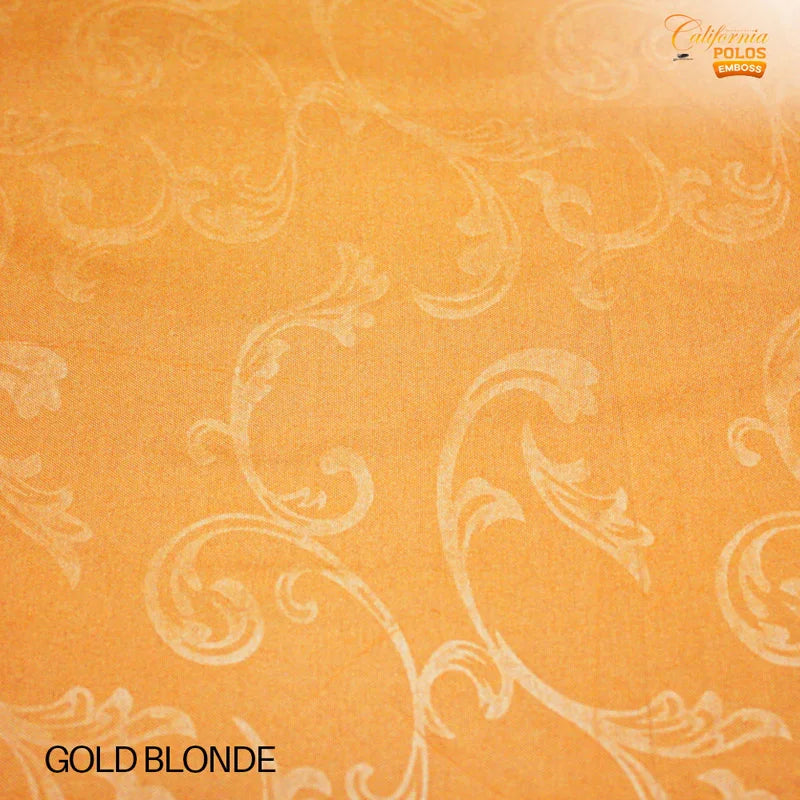 Bed Cover California Polos Fitted - Gold Blonde