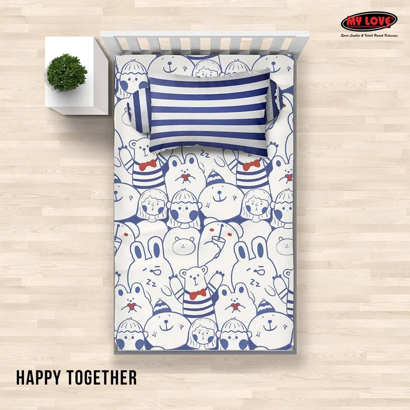 Sprei My Love Single - Happy Together - My Love Bedcover