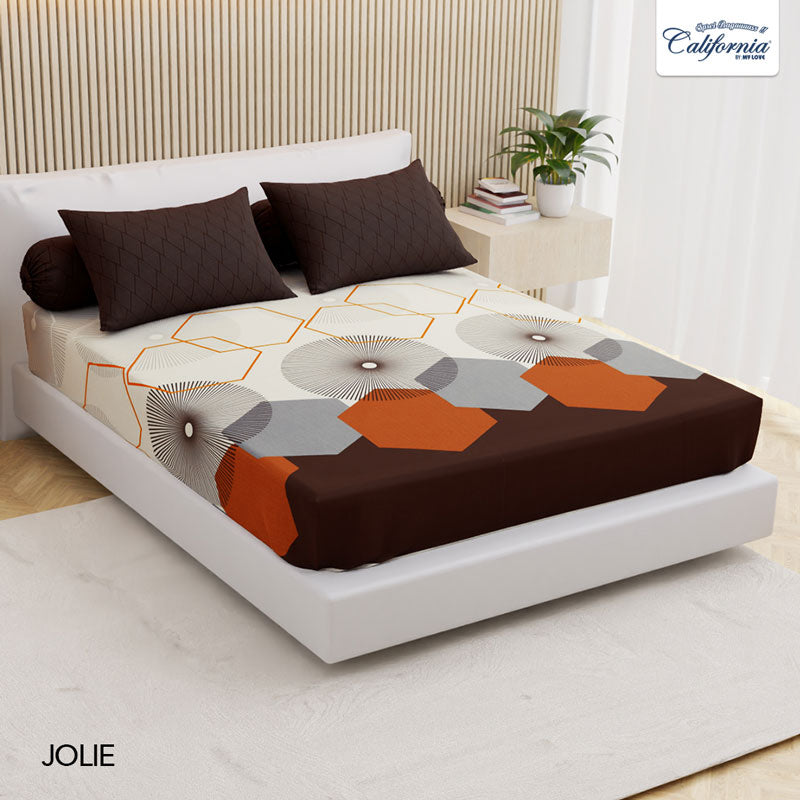 Sprei California Fitted - Jolie - My Love Bedcover