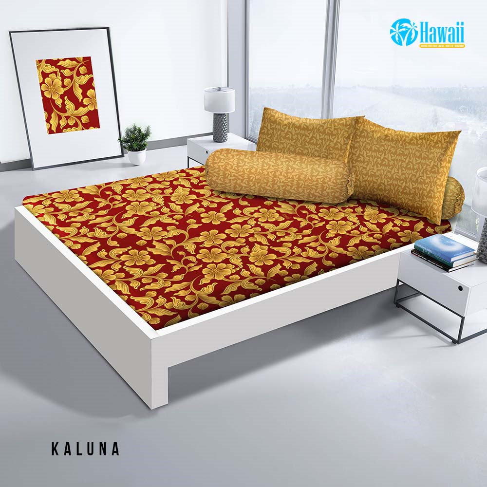 Sprei Hawaii Fitted - Kaluna - My Love Bedcover