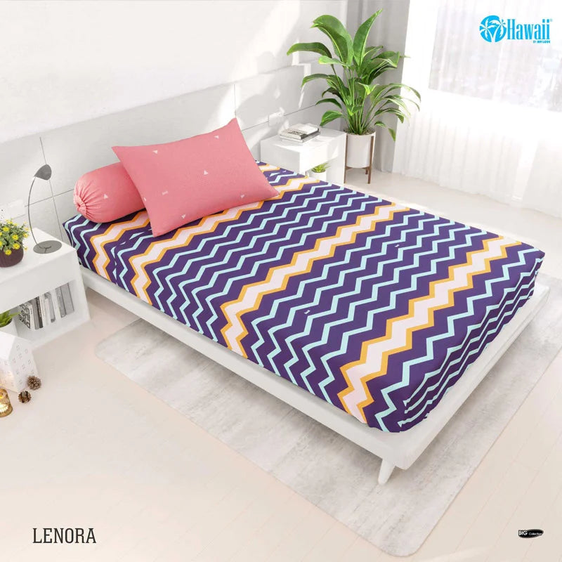Sprei Hawaii Fitted - Lenora - My Love Bedcover