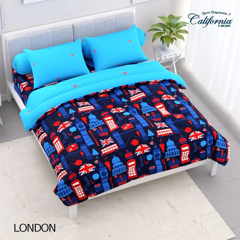 Bed Cover California Fitted - London - My Love Bedcover