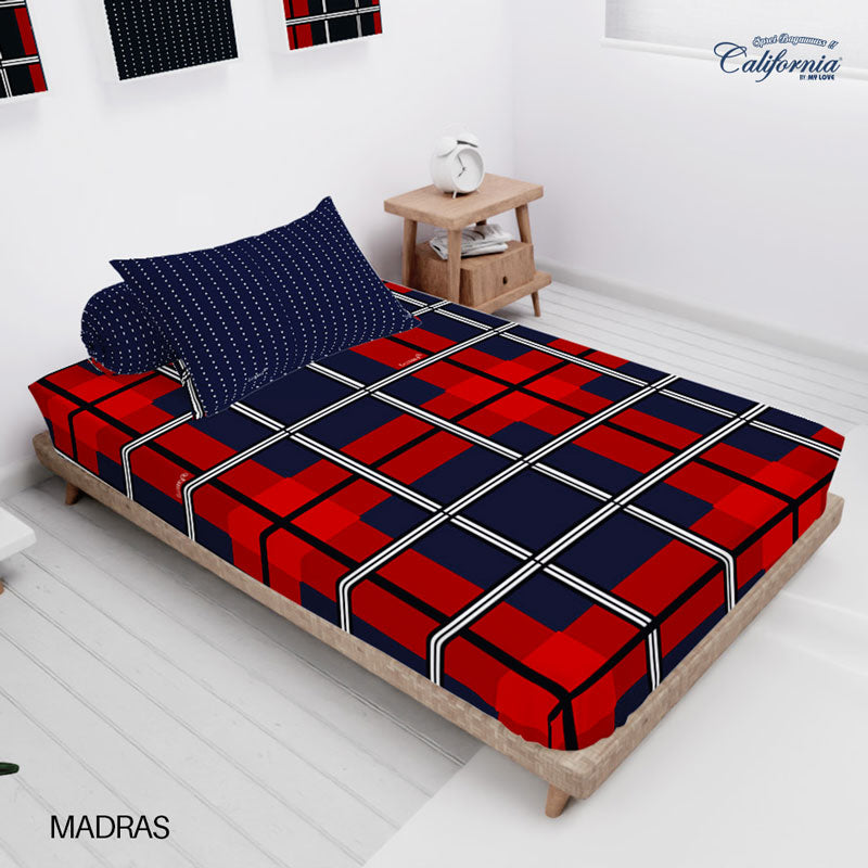 Sprei California Fitted - Madras