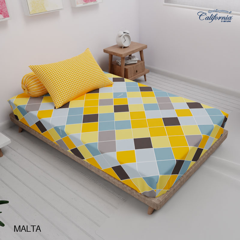 Sprei California Single Fitted - Malta