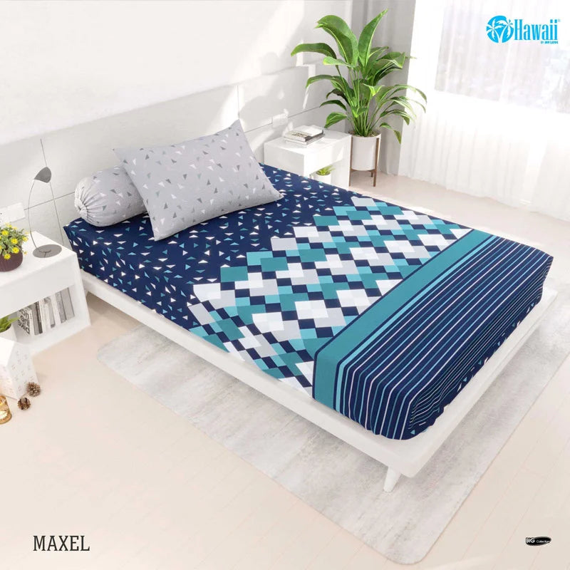 Sprei Hawaii Fitted - Maxel - My Love Bedcover