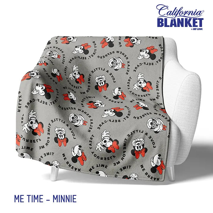 Selimut California - Me Time / Minnie - My Love Bedcover