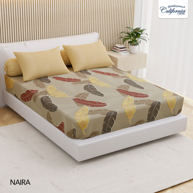 Sprei California Fitted - Naira - My Love Bedcover