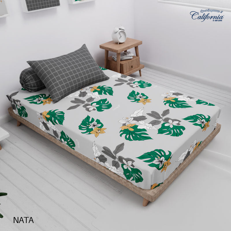 Sprei California Fitted - Nata