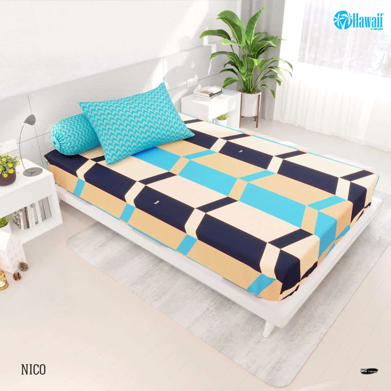 Sprei Hawaii Fitted - Nico