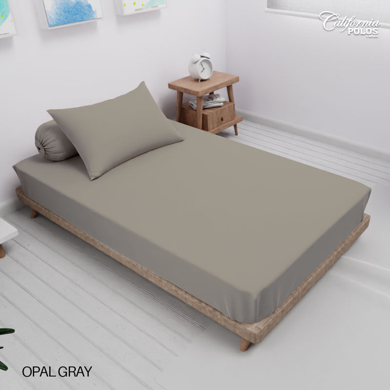 Sprei California Polos Fitted - Opal Gray