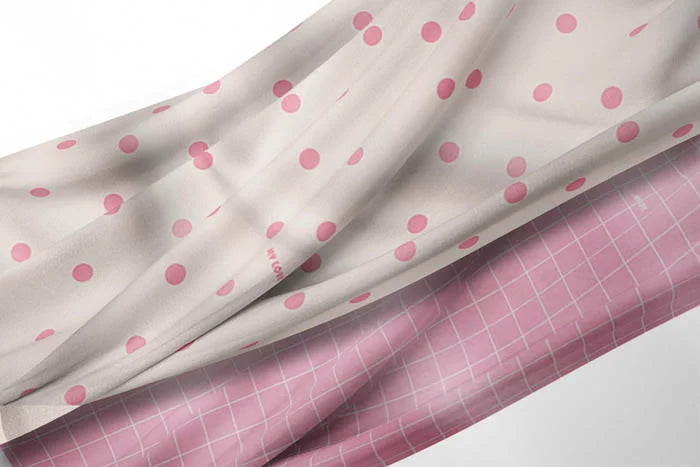 Sprei My Love Fitted - Pink Polka - My Love Bedcover