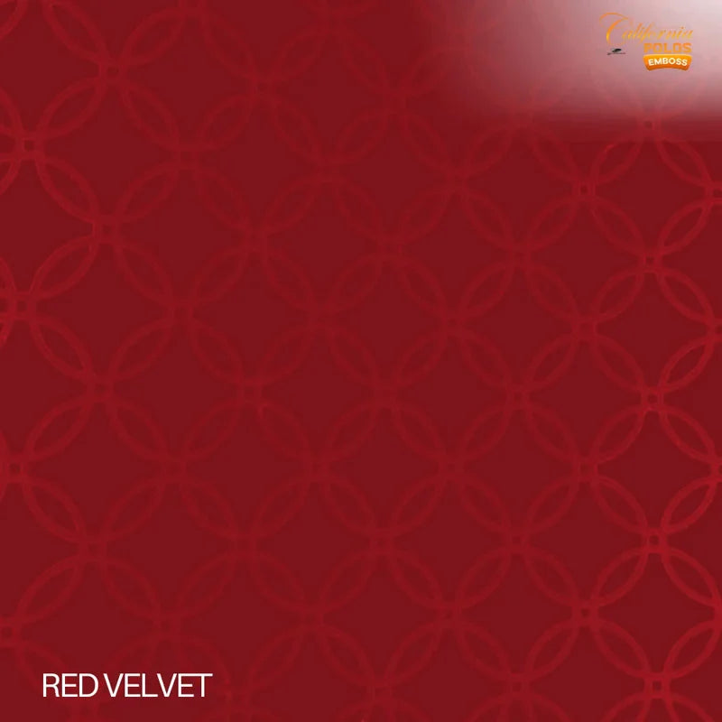 Bed Cover California Polos Fitted - Red Velvet