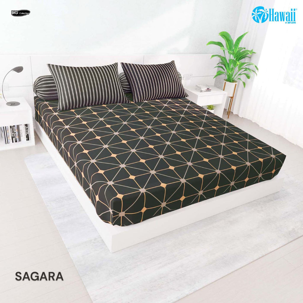 Sprei Hawaii Fitted - Sagara - My Love Bedcover