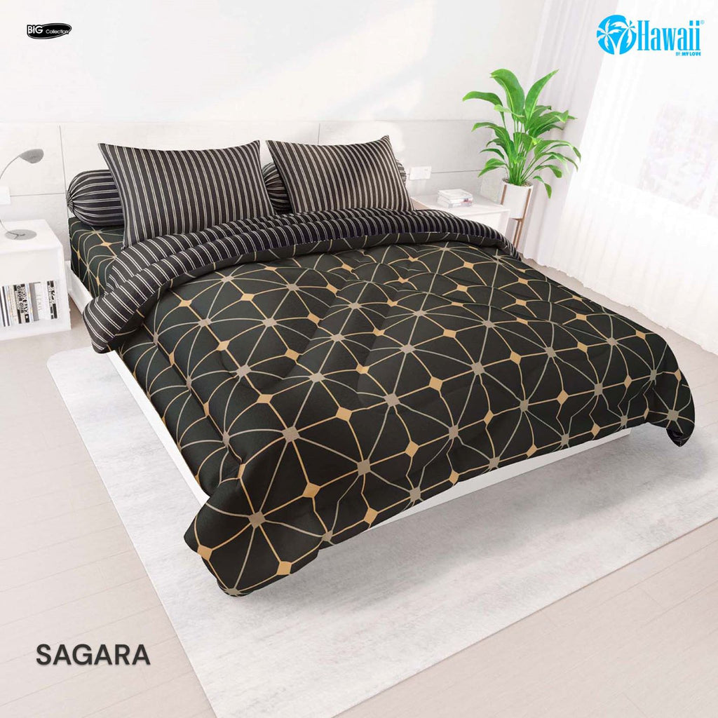 Bed Cover Hawaii Fitted - Sagara - My Love Bedcover