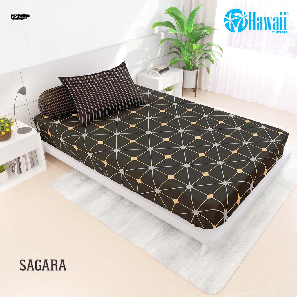 Sprei Hawaii Fitted - Sagara - My Love Bedcover