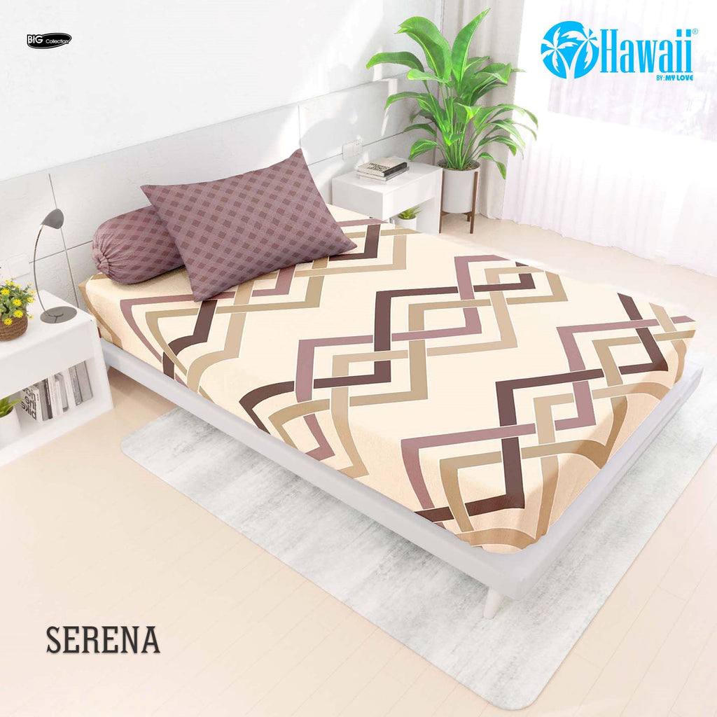 Sprei Hawaii Fitted - Serena - My Love Bedcover