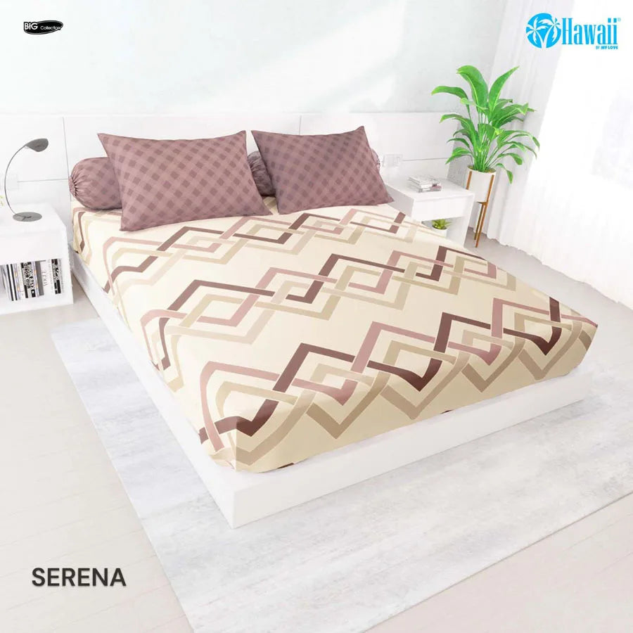 Sprei Hawaii Fitted - Serena - My Love Bedcover