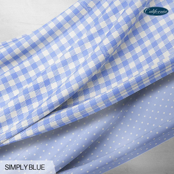 Bed Cover California Rumbai - Simply Blue
