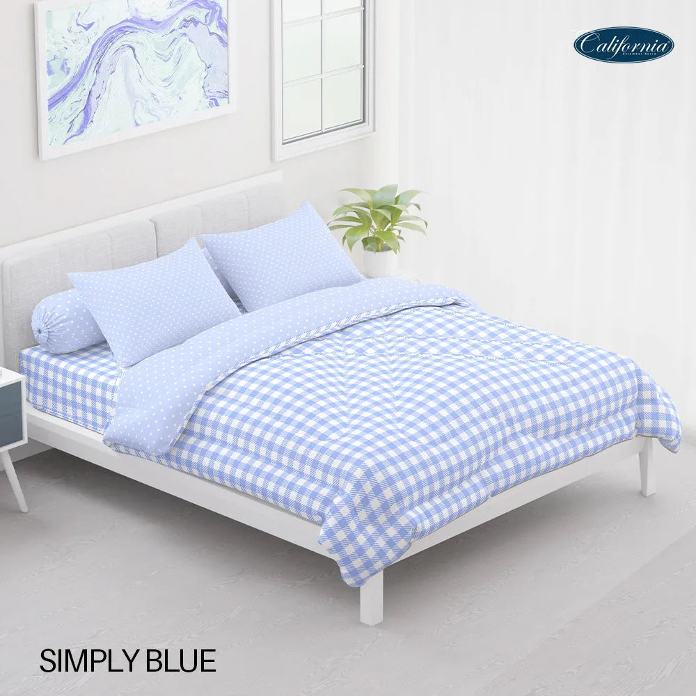 Bed Cover California Fitted - Simply Blue - My Love Bedcover