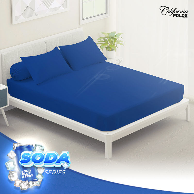 Sprei California Polos Fitted - Sour Blueberry