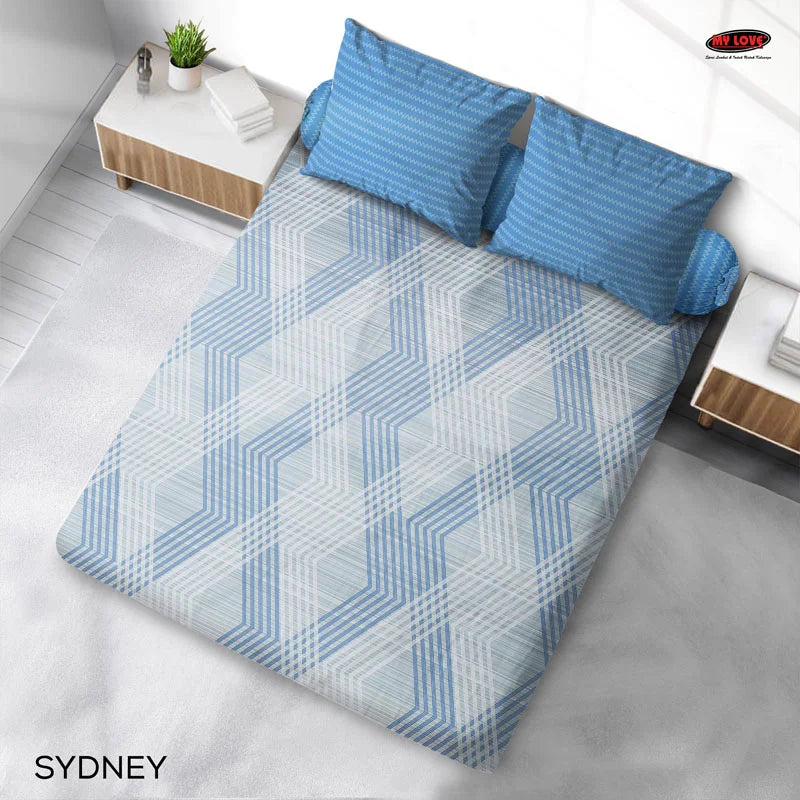 Sprei My Love Fitted - Sydney - My Love Bedcover
