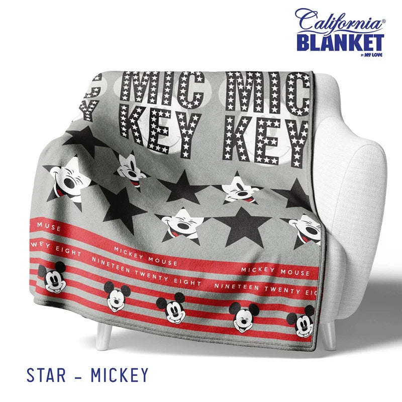 Selimut California - Star/ Mickey - My Love Bedcover