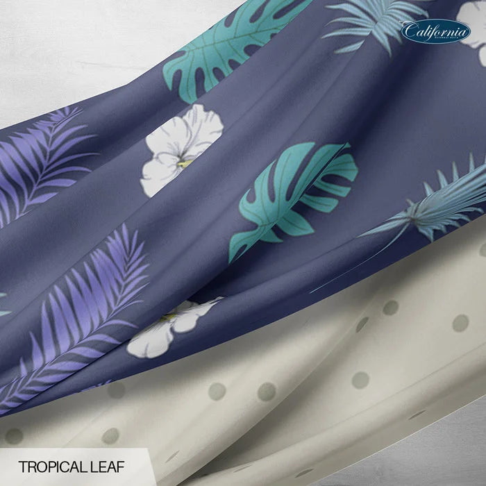 Bed Cover California Rumbai - Tropical Leaf