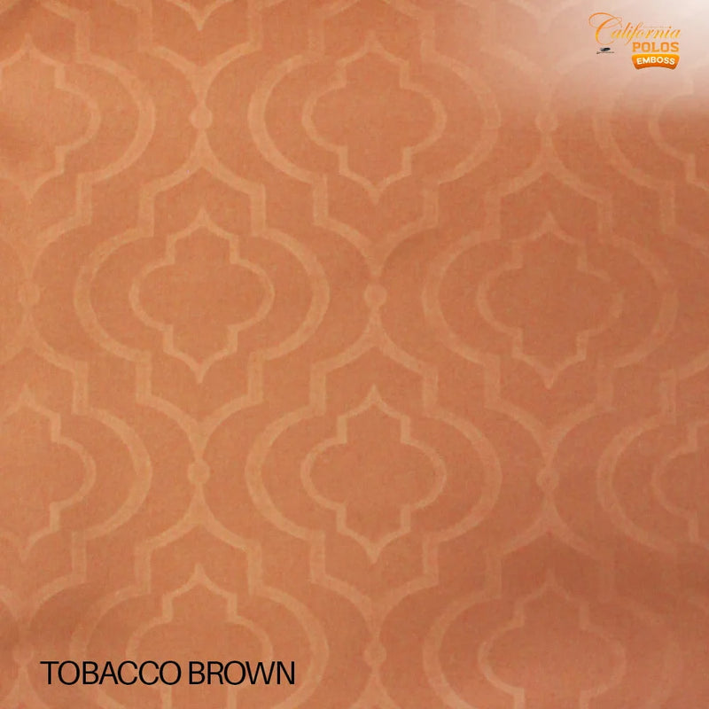 Bed Cover California Polos Fitted - Tobacco Brown