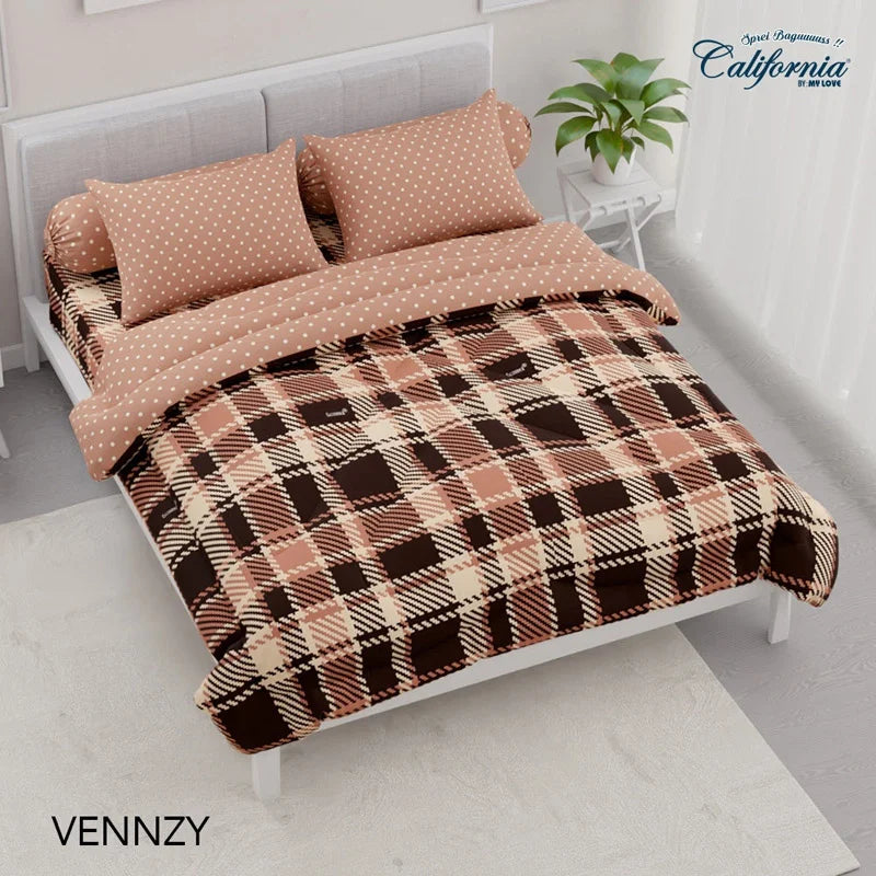 Bed Cover California Fitted - Vennzy - My Love Bedcover