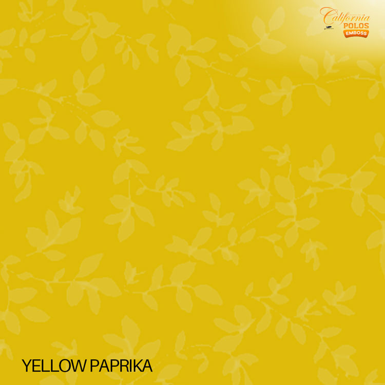 Bed Cover California Polos Fitted - Yellow Paprika