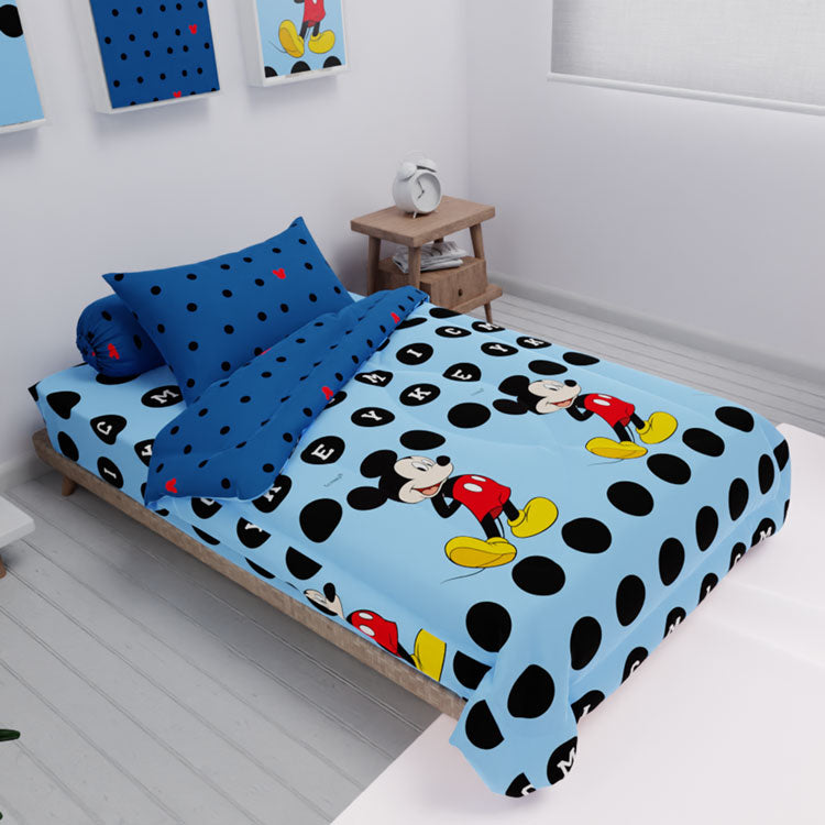 Bed Cover California Fitted - Polka Dots-Mickey - My Love Bedcover