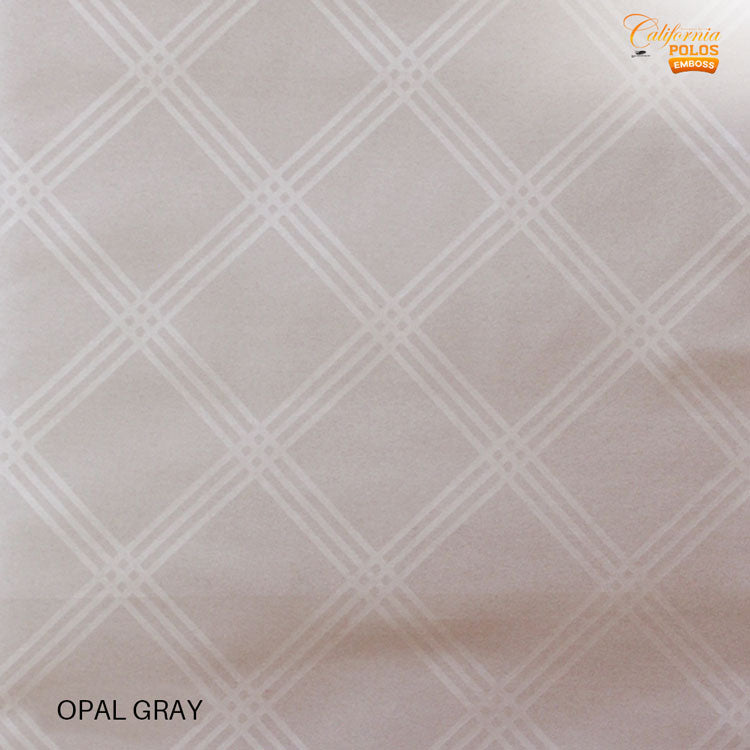 Bed Cover California Polos Fitted - Opal Gray