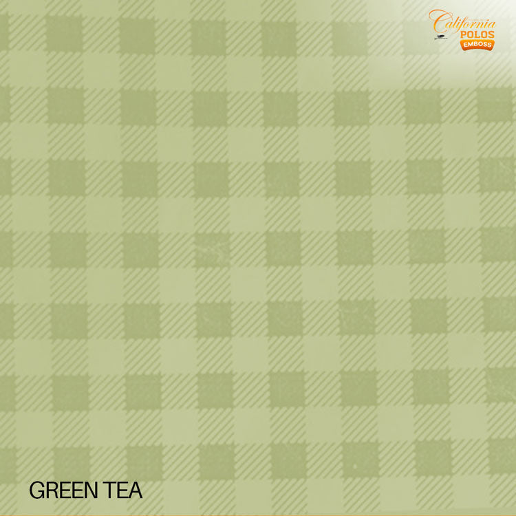 Bed Cover California Polos Fitted - Green Tea