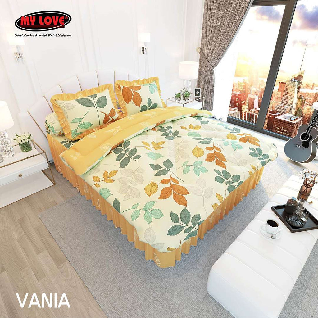 Bed Cover My Love Rumbai - Vania - My Love Bedcover