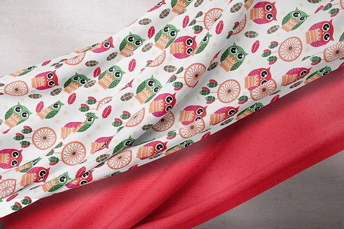 Bed Cover California Rumbai - Owls