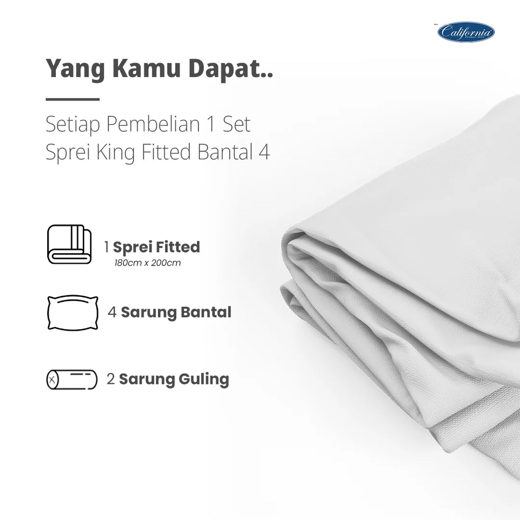 Sprei California Chingu Fitted - Aera - My Love Bedcover