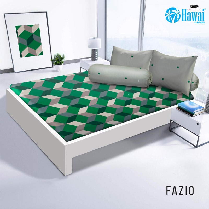 Sprei Hawaii Fitted - Fazio - My Love Bedcover