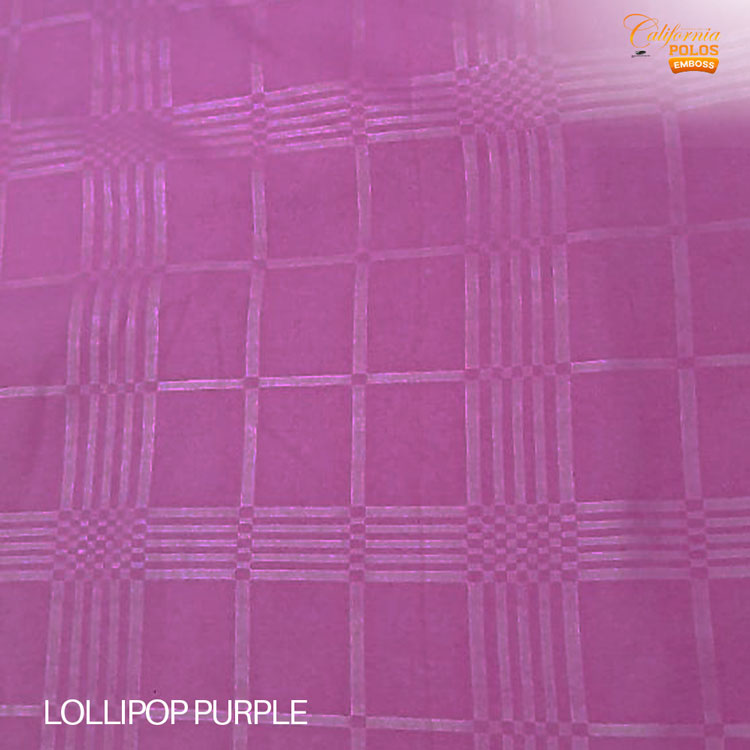 Emposs Sprei California Polos Fitted - Lollipop Purple