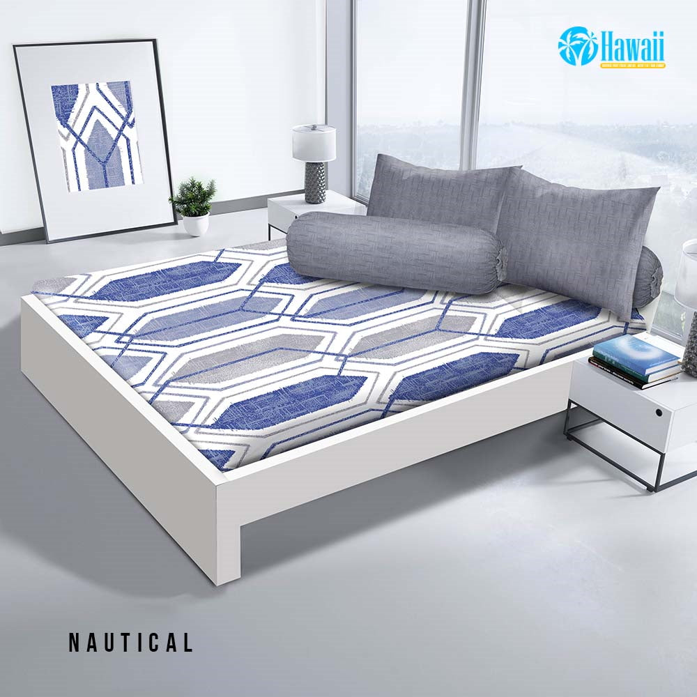 Sprei Hawaii Fitted - Nautical - My Love Bedcover