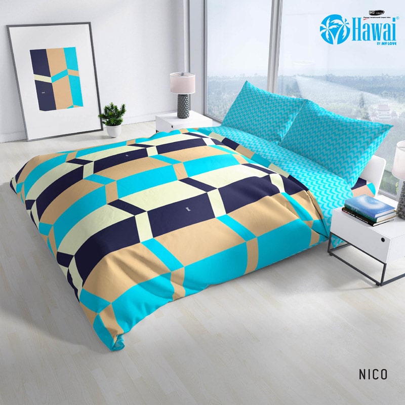 Bed Cover Hawaii Fitted - Nico - My Love Bedcover