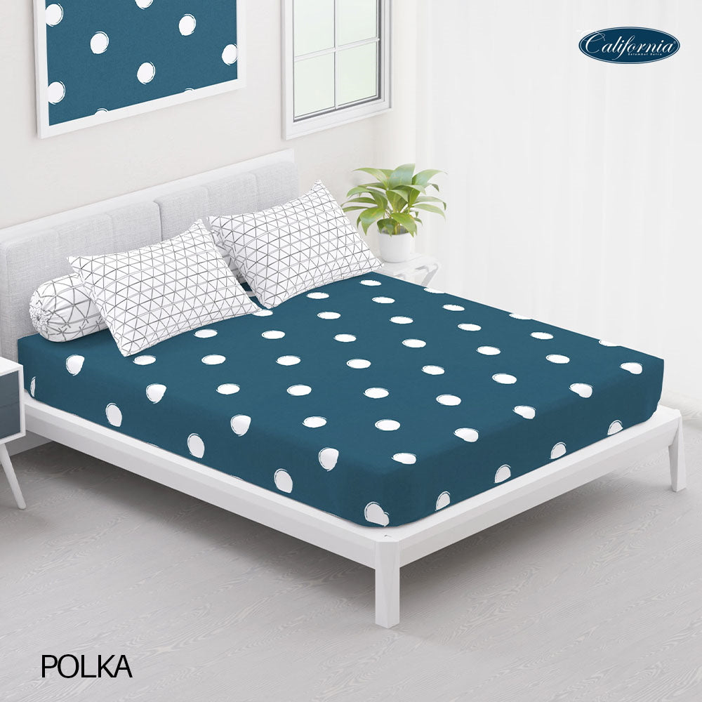 Sprei California Fitted - Polka - My Love Bedcover