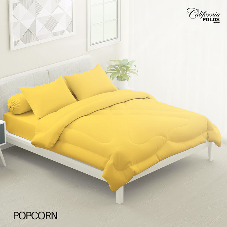 Bed Cover California Polos Fitted - Popcorn - My Love Bedcover