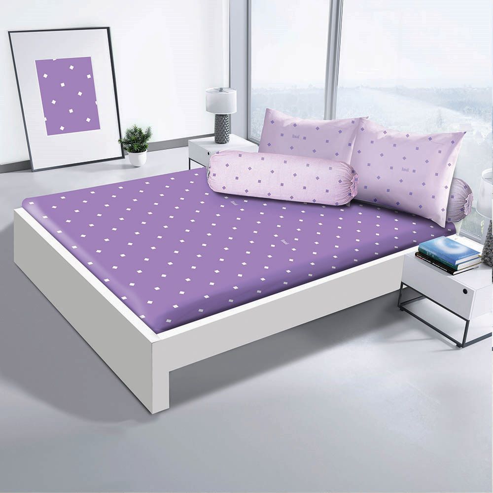 Sprei Hawaii Fitted - Violetta - My Love Bedcover