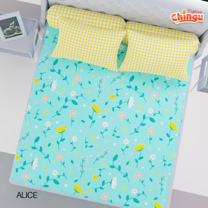 Sprei California Chingu Fitted - Alice - My Love Bedcover
